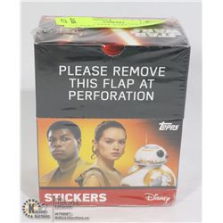 x50 PCS OF STAR WARS COLLECTORS STICKERS