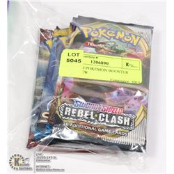x6 SEALED POKEMON BOOSTER PACKS, NEW