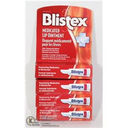 4 TUBES OF BLISTEX MEDICATED LIP OINTMENT