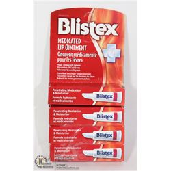 4 TUBES OF BLISTEX MEDICATED LIP OINTMENT