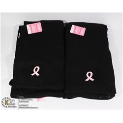 LOT OF 6 NEW PINK RIBBON CAMPAIGN SCARFS LIGHT