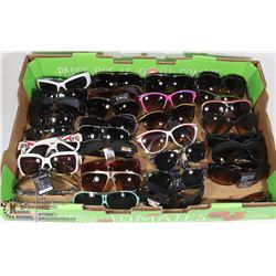 FLAT OF ASSORTED DESIGNER SUNGLASSES