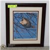 Image 1 : FRAMED AND MATTED GROUSE PHOTOGRAPH