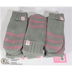 LOT OF 6 NEW PAIRS OF MITTENS