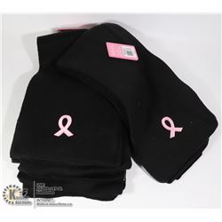 LOT OF 6 NEW PINK RIBBON CAMPAIGN SCARFS LIGHT