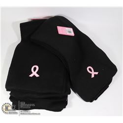 LOT OF 6 NEW PINK RIBBON CAMPAIGN SCARFS LIGHT