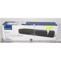 INSIGNIA MINI 2.0 BLUETOOTH SOUNDBAR 12" LONG