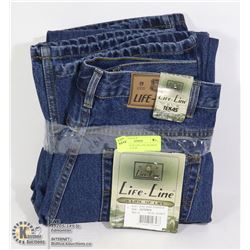 TWO PAIRS OF LIFE LINE WOMENS JEANS SIZE 33/36