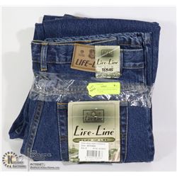 TWO PAIRS OF LIFE LINE WOMENS JEANS SIZE 33/36