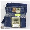 Image 1 : TWO PAIRS OF LIFE LINE WOMENS JEANS SIZE 33/36