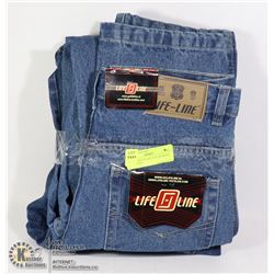 TWO PAIRS OF LIFE LINE WOMENS JEANS 29/36