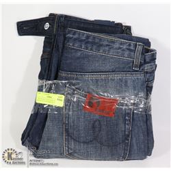 TWO PAIRS OF BLUE BLOOD WOMENS JEANS SIZE 29/34