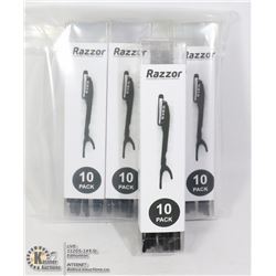 10 PACK X4  DISPOSABLE RAZORS NEW