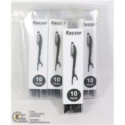 10 PACK X4  DISPOSABLE RAZORS NEW
