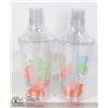 Image 1 : 2 NEW COCKTAIL SHAKER SETS WITH DRINK STIR STICKS