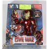 Image 1 : NEW MARVEL DIECAST IRON MAN CIVIL WAR FIGURE