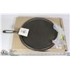 Image 1 : NEW FLAT ROUND CAST IRON SKILLET PERFECT FOR