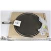 Image 1 : NEW FLAT ROUND CAST IRON SKILLET PERFECT FOR