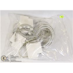 BAG OF 5 UNTESTED ORIGINAL APPLE MACBOOK CHARGERS