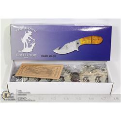 NEW BONE COLLECTOR STAINLESS STEEL GUT KNIFE