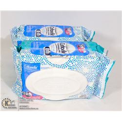 FOUR PACKS OF 42 COTTONELLE FLUSHABLE WIPES