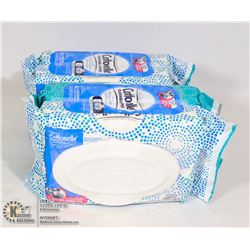 FOUR PACKS OF 42 COTTONELLE FLUSHABLE WIPES