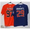 Image 1 : SIZE MEDIUM CONNER MCDAVID T-SHIRT AND SIZE LARGE
