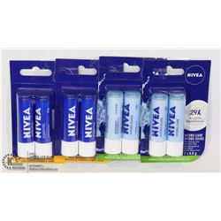 BUNDLE OF 4 TWO PACKS OF NIVEA LIP BALM