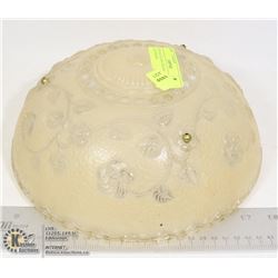 VINTAGE GLASS CEILING LIGHTSHADE