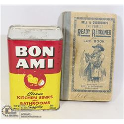 BON AMI KITCHEN CLEANER POWDER WITH RECKONER LOG