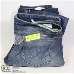 THREE PAIRS OF BLUE BLOOD WOMENS JEANS SIZE 31/32
