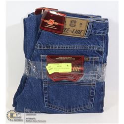 TWO PAIRS OF LIFE-LINE WOMENS JEANS SIZE 28/36