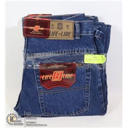 TWO PAIRS OF LIFE LINE WOMENS JEANS SIZE 31/36
