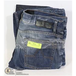 2 PAIRS OF MIXED BRAND JEANS 27/34
