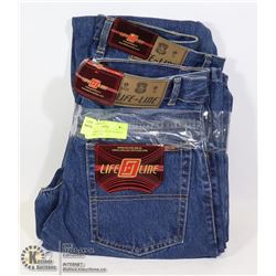 TWO PAIRS OF LIFE LINE WOMENS JEANS SIZE 31/36