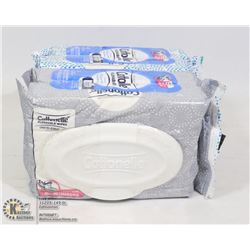 FOUR PACKS OF 42 COTTONELLE FLUSHABLE WIPES