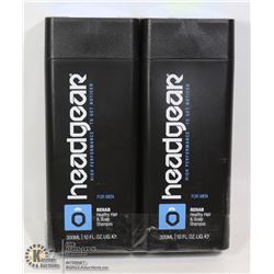 TWO HEADGEAR FOR MEN REHAB HEALTHY HAIR AND