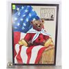 Image 1 : AMERICAN FLAG TEDDY BEAR METAL WALL HANGING