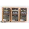 Image 1 : 3 WOODY'S FOR MEN HAIR AND BODY SHAMPOO BARS