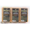 Image 1 : 3 WOODY'S FOR MEN HAIR AND BODY SHAMPOO BARS