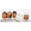 Image 1 : NATIVE AMERICAN INDIAN FINGER PUPPET SET OF 4