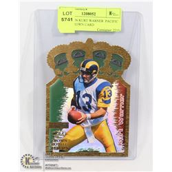 #326 OF 976 KURT WARNER  PACIFIC GIANT CROWN CARD