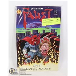 FAUST # 1 HORROR GORE COMIC
