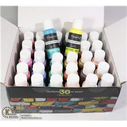 30 PACK OF OUTDOOR ACRYLIC PAINT
