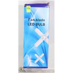 FAN BLADE LED BULB, SCREW INTO MOST LIGHT