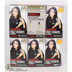 6 PACKS OF FRIZZ DISMISS KITS BY REDKEN