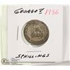 Image 1 : 1936 KING GEORGE V SILVER SCHILLINGS