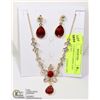 Image 1 : NEW 3PC FASHION EARRING AND NECKLACE SET