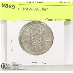 TWO SHILLINGS UK 1967