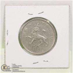 10 PENCE  UK COIN 1970